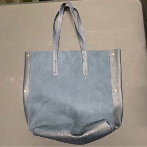 Navy Tote Bag Purse - 14 x 13 x 4.5